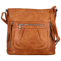 Dámská crossbody kabelka hnědá - Firenze Angelis