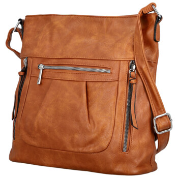 Dámská crossbody kabelka hnědá - Firenze Angelis