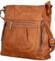 Dámská crossbody kabelka hnědá - Firenze Angelis