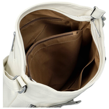 Dámská crossbody kabelka bílá - Firenze Angelis