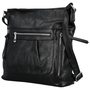 Dámská crossbody kabelka černá - Firenze Angelis