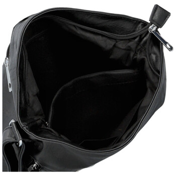 Dámská crossbody kabelka černá - Firenze Angelis