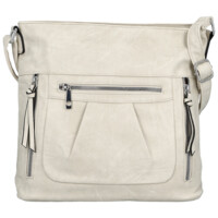 Dámská crossbody kabelka krémová - Firenze Angelis