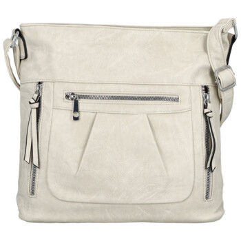 Dámská crossbody kabelka krémová - Firenze Angelis