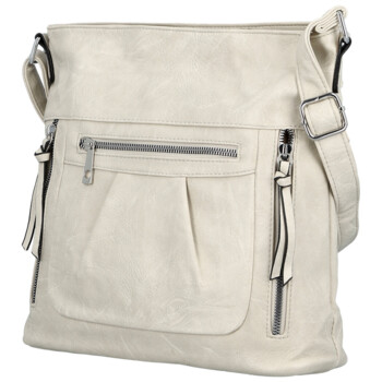 Dámská crossbody kabelka krémová - Firenze Angelis