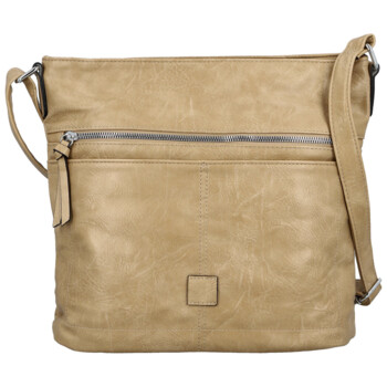 Dámská crossbody kabelka béžová - Firenze Trixana new