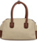 Dámská kabelka do ruky béžová/hnědá - Firenze Leesha