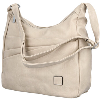 Dámská crossbody kabelka krémová - Firenze Ricco