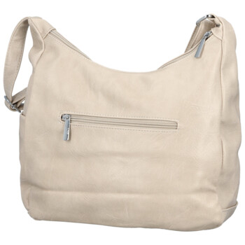 Dámská crossbody kabelka krémová - Firenze Ricco