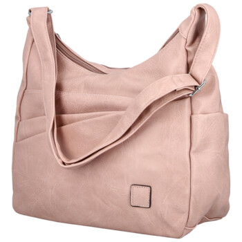 Dámská crossbody kabelka světle růžová - Firenze Ricco
