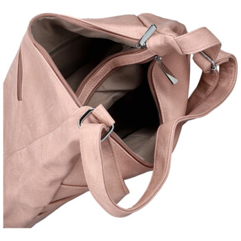 Dámská crossbody kabelka světle růžová - Firenze Ricco