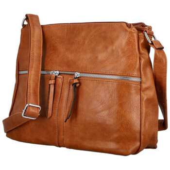 Dámská crossbody kabelka hnědá - Firenze Bessy