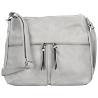 Dámská crossbody kabelka světle šedá - Firenze Bessy