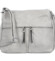 Dámská crossbody kabelka světle šedá - Firenze Bessy