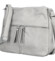 Dámská crossbody kabelka světle šedá - Firenze Bessy