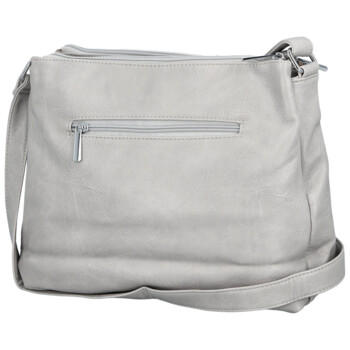 Dámská crossbody kabelka světle šedá - Firenze Bessy