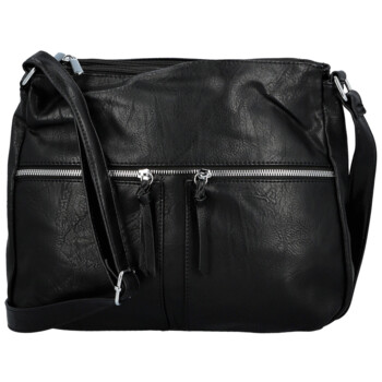 Dámská crossbody kabelka černá - Firenze Bessy