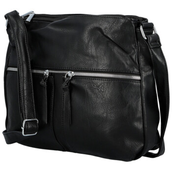 Dámská crossbody kabelka černá - Firenze Bessy