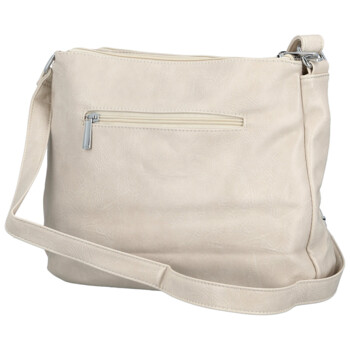 Dámská crossbody kabelka krémová - Firenze Bessy