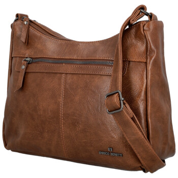 Dámská crossbody kabelka koňaková - Enrico Benetti Jules