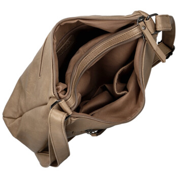 Dámská crossbody kabelka taupe - Enrico Benetti Jules