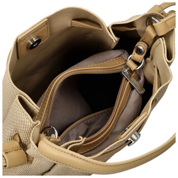 Dámská kabelka na rameno béžová - Firenze Emili