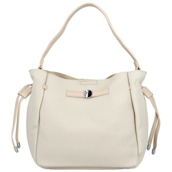 Dámská kabelka na rameno krémová - Firenze Emili