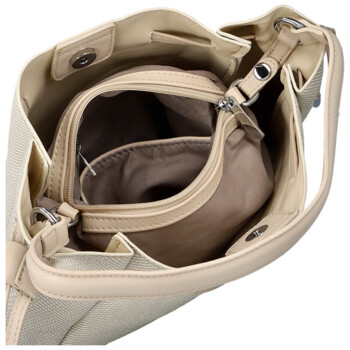 Dámská kabelka na rameno krémová - Firenze Emili