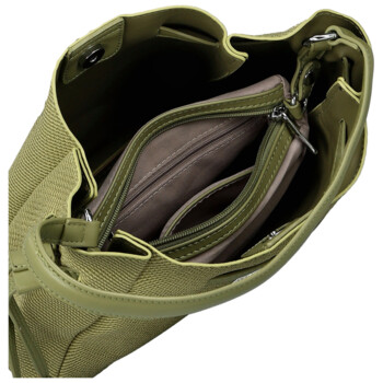 Dámská kabelka na rameno zelená - Firenze Emili