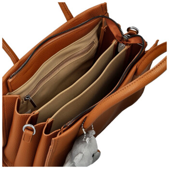 Dámská kabelka do ruky hnědá - Firenze Saima