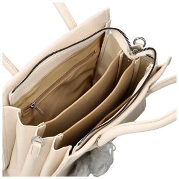 Dámská kabelka do ruky krémová - Firenze Saima