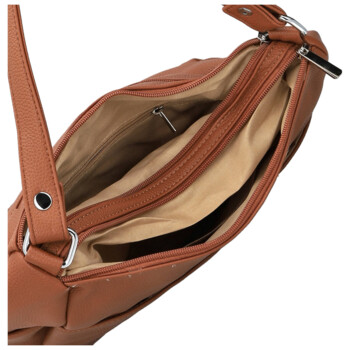 Dámská kabelka na rameno hnědá - Firenze Edina