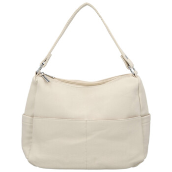 Dámská kabelka na rameno krémová - Firenze Edina