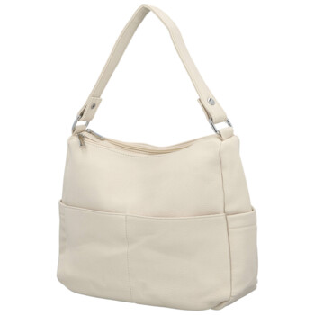 Dámská kabelka na rameno krémová - Firenze Edina