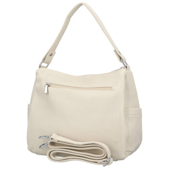 Dámská kabelka na rameno krémová - Firenze Edina
