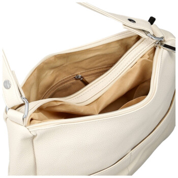 Dámská kabelka na rameno krémová - Firenze Edina