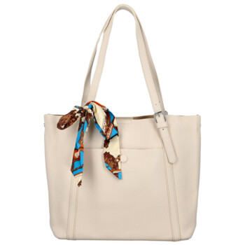 Dámská kabelka na rameno krémová - Firenze Raven