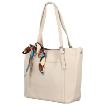 Dámská kabelka na rameno krémová - Firenze Raven