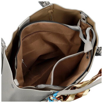 Dámská kabelka na rameno šedá - Firenze Raven