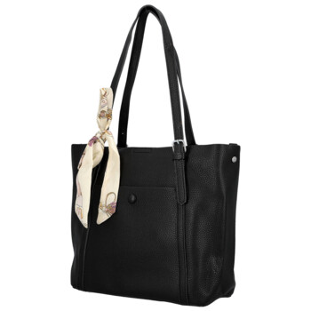 Dámská kabelka na rameno černá - Firenze Raven