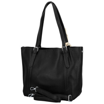 Dámská kabelka na rameno černá - Firenze Raven