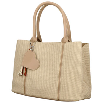 Dámská kabelka do ruky béžová - Firenze Emilie