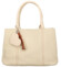 Dámská kabelka do ruky krémová - Firenze Emilie