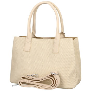 Dámská kabelka do ruky krémová - Firenze Emilie