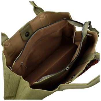 Dámská kabelka do ruky světle zelená - Firenze Emilie