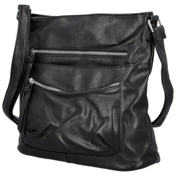 Dámská crossbody kabelka černá - Firenze Ganna