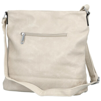 Dámská crossbody kabelka krémová - Firenze Ganna