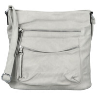 Dámská crossbody kabelka světle šedá - Firenze Ganna
