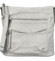 Dámská crossbody kabelka světle šedá - Firenze Ganna