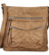 Dámská crossbody kabelka khaki - Firenze Ganna